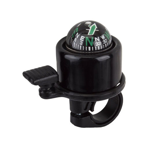 Sunlite Compass Bike Bell - Black with Compass