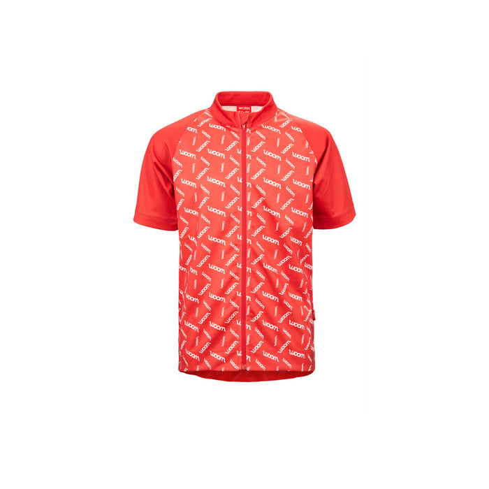 Woom PACE Cycling Jersey - Red from front