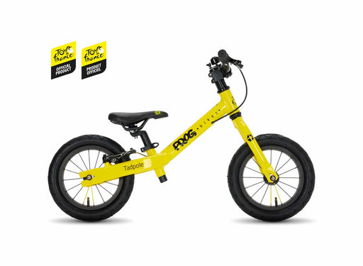 Frog Tadpole Balance Bike (12") in "Tour de France" Yellow